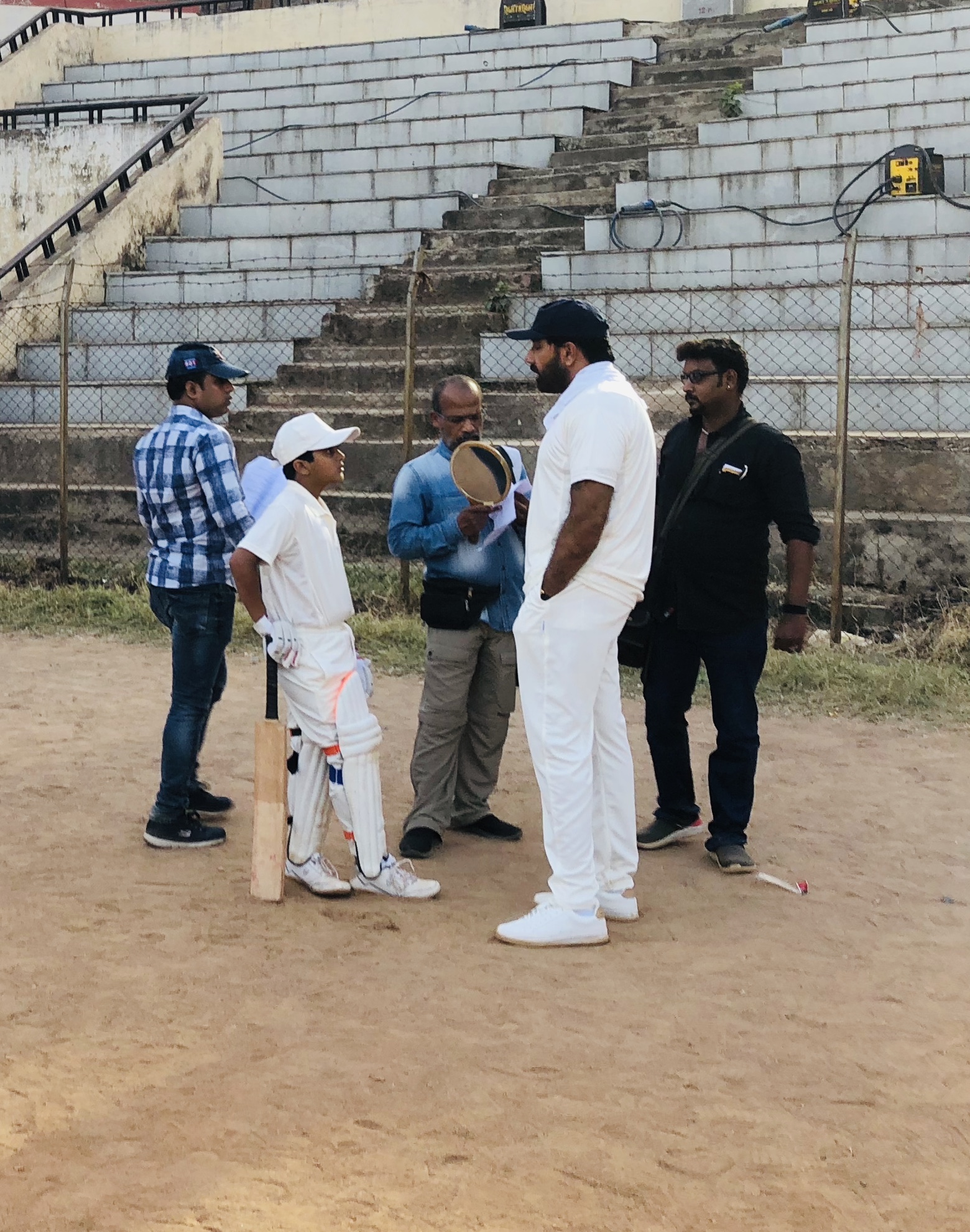 Sathyaraj and Ram Charan in Jersey (2019)