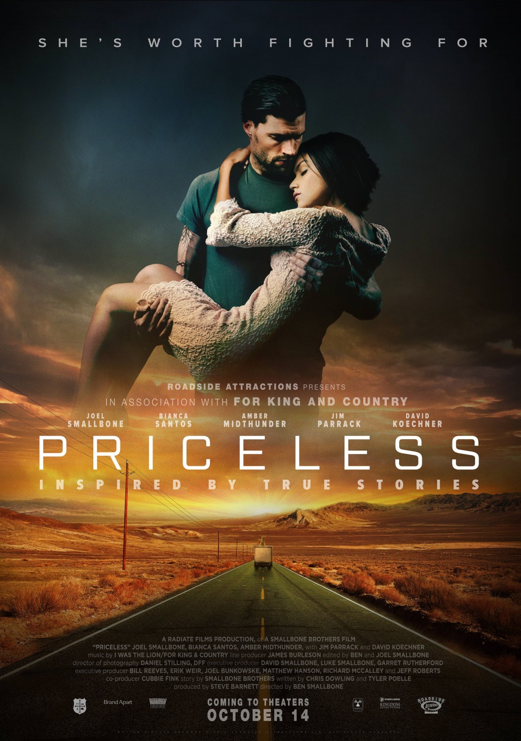 Joel Smallbone and Bianca A. Santos in Priceless (2016)