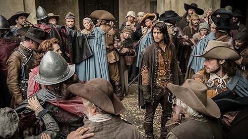 Hugo Speer, Luke Pasqualino, and Tamla Kari in The Musketeers (2014)