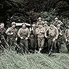 Tom Hanks, Giovanni Ribisi, Jeremy Davies, Barry Pepper, Tom Sizemore, Vin Diesel, Adam Goldberg, Edward Burns, and Dale Dye in Saving Private Ryan (1998)