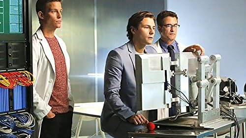 Dermot Mulroney, Augustus Prew, and Ward Horton in Pure Genius (2016)