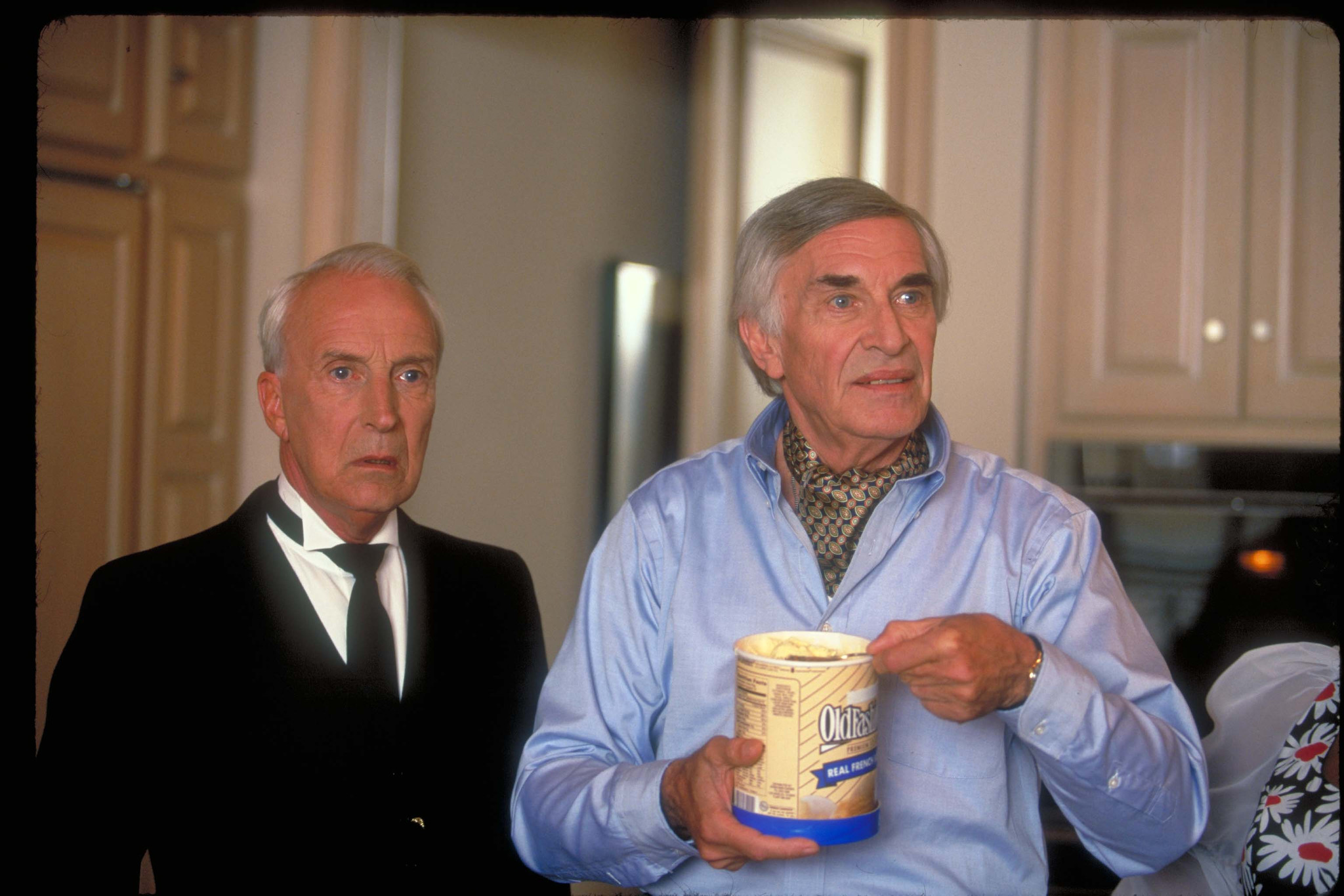 Martin Landau and Ian Richardson in B*A*P*S (1997)