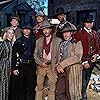 Michael Biehn, Ron Perlman, Dale Midkiff, Eric Close, Laurie Holden, Andrew Kavovit, Anthony Starke, and Rick Worthy in The Magnificent Seven (1998)