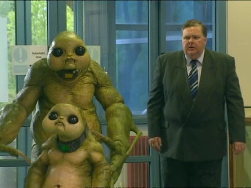 Martyn Ellis, Paul Kasey, and Jimmy Vee in The Sarah Jane Adventures (2007)