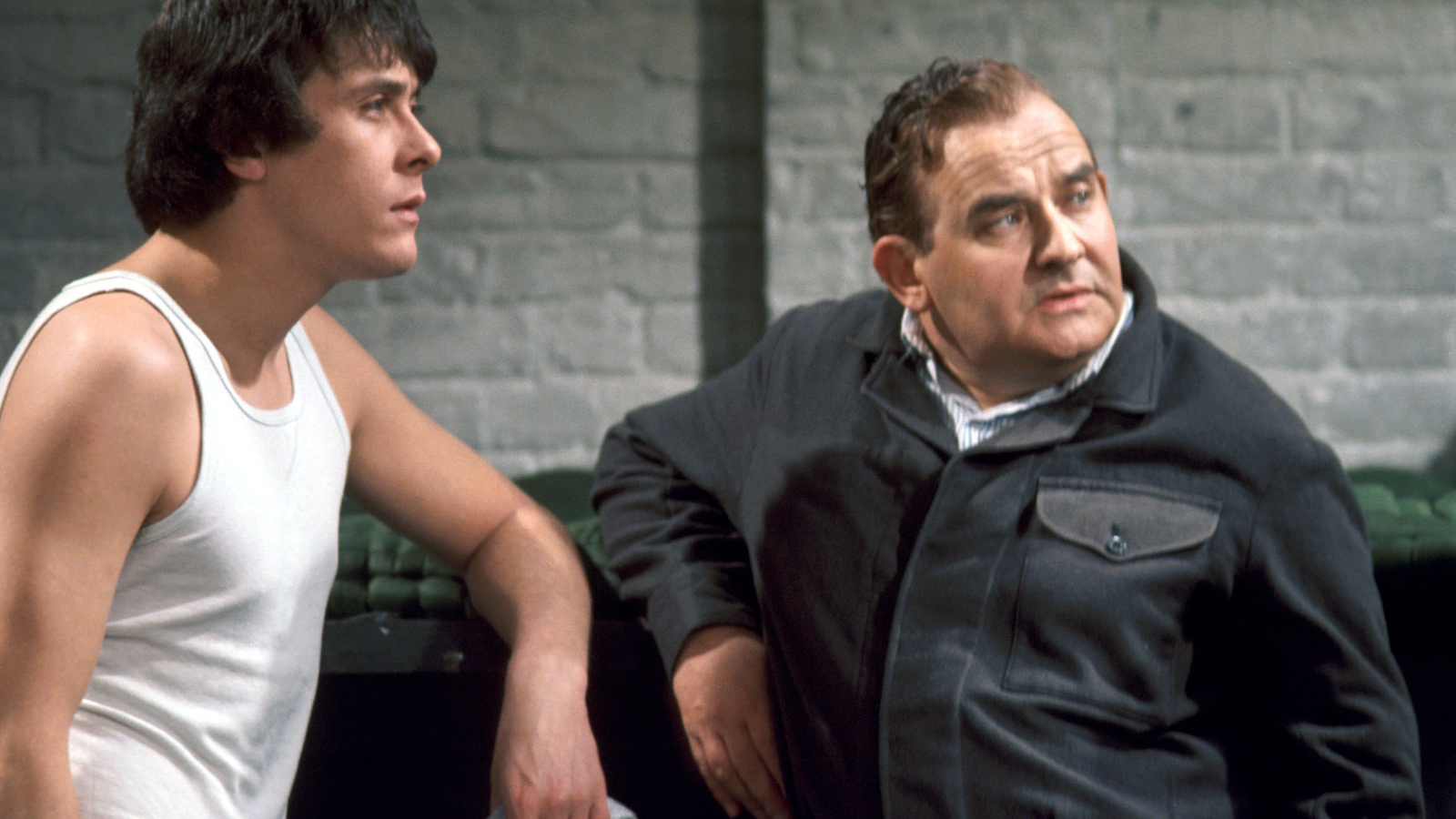 Ronnie Barker and Richard Beckinsale in Porridge (1974)