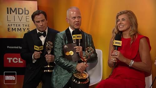 John Travolta, Connie Britton, and Ryan Murphy on "The People v. O.J. Simpson"