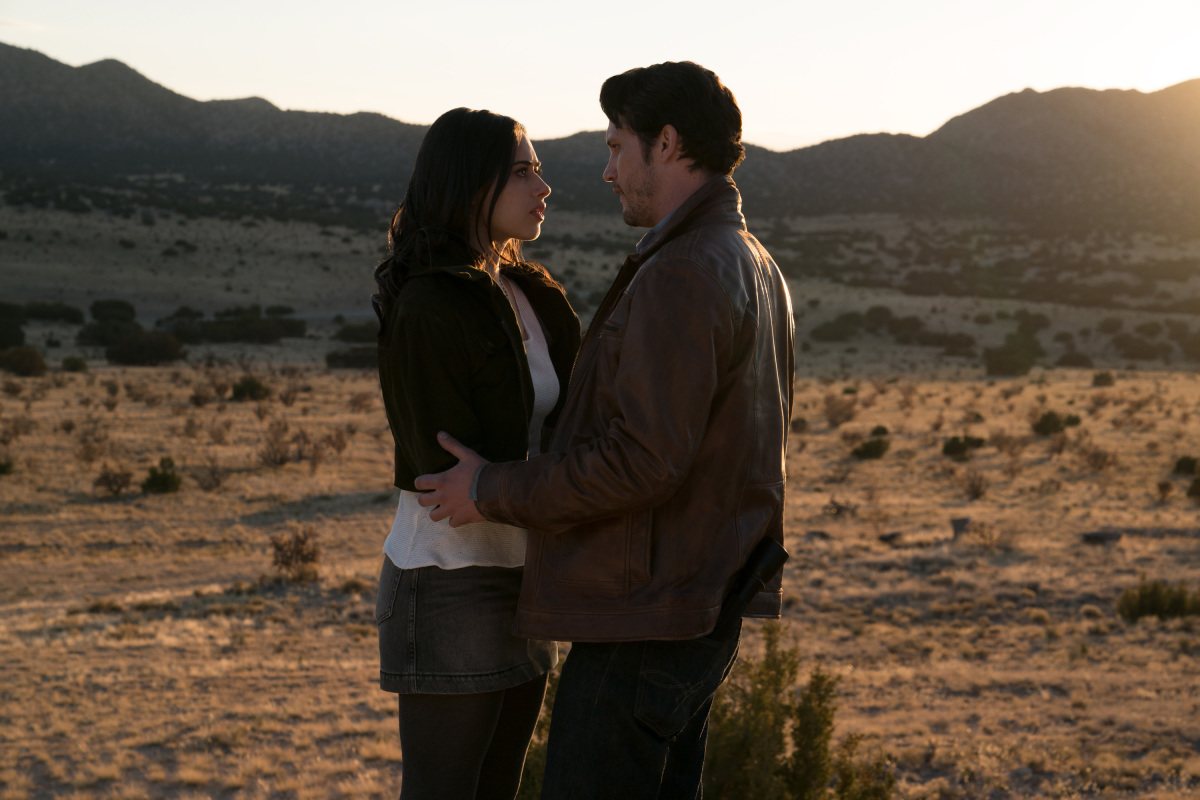 Nathan Parsons and Jeanine Mason in Roswell, New Mexico (2019)