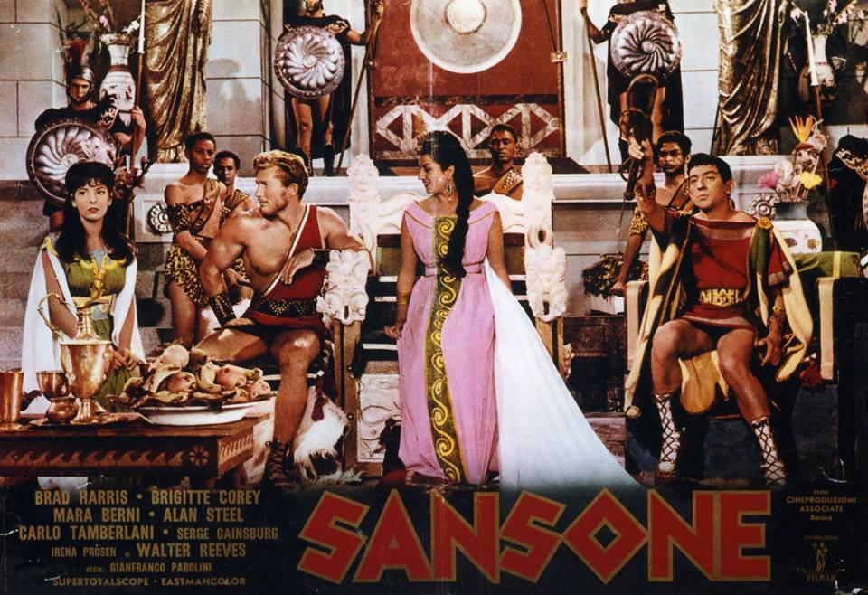 Serge Gainsbourg, Mara Berni, Luisella Boni, and Brad Harris in Sansone (1961)