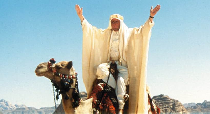 Peter O'Toole stars as T.E. Lawrence