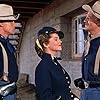 John Wayne, John Agar, and Joanne Dru in She Wore a Yellow Ribbon (1949)