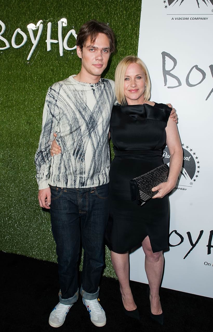 Patricia Arquette and Ellar Coltrane at an event for Boyhood (2014)