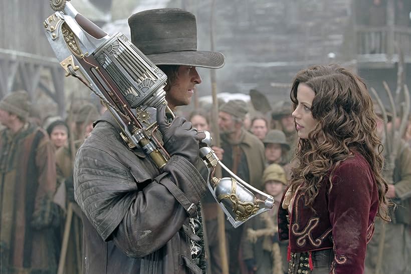 Kate Beckinsale and Hugh Jackman in Van Helsing (2004)