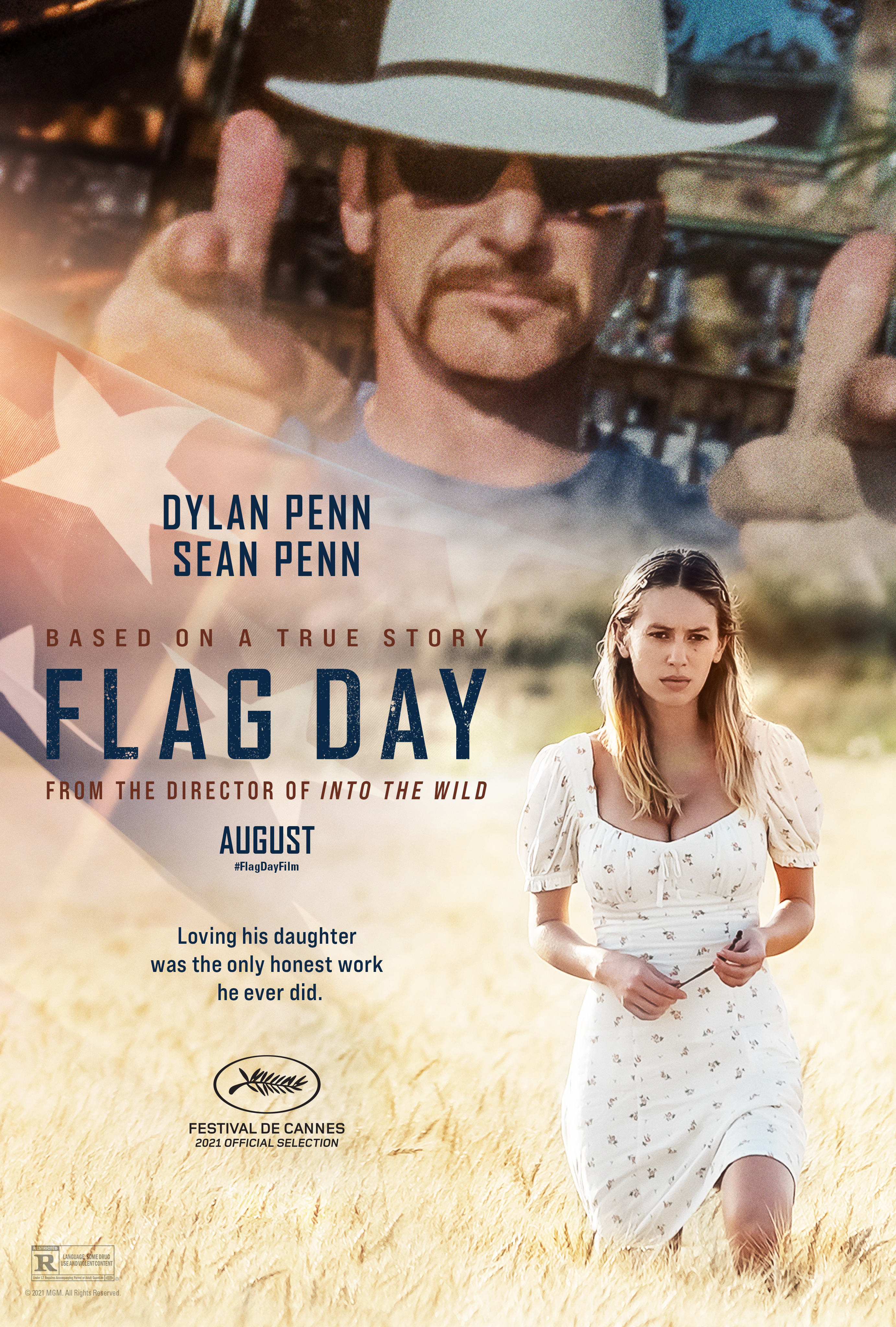 Sean Penn and Dylan Penn in Flag Day (2021)