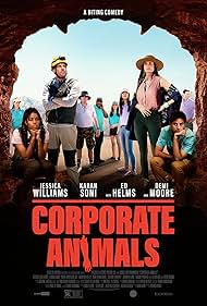 Demi Moore, Isiah Whitlock Jr., Calum Worthy, Ed Helms, Jessica Williams, Nasim Pedrad, Dan Bakkedahl, Martha Kelly, Jennifer Kim, and Karan Soni in Corporate Animals (2019)