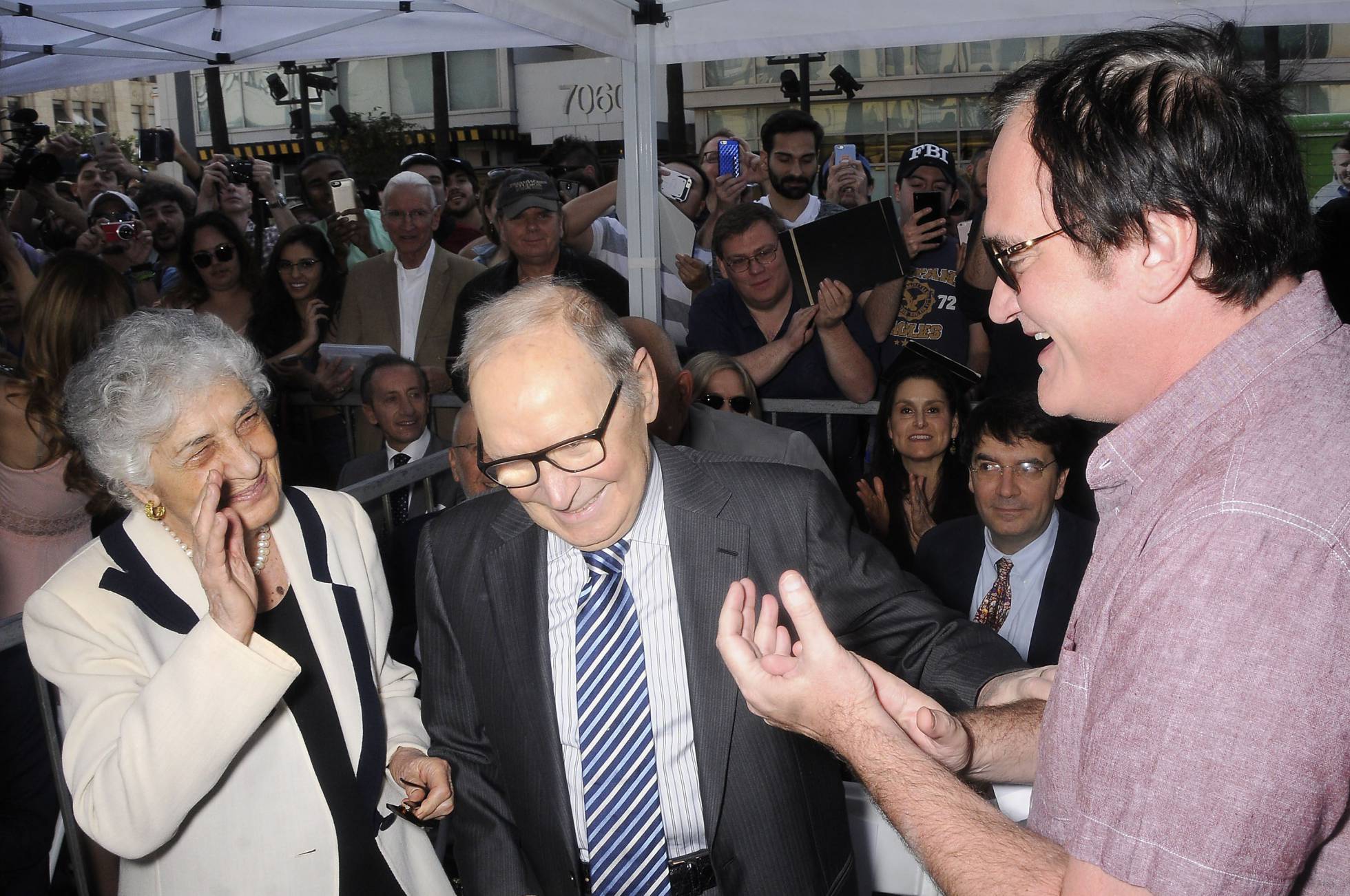 Quentin Tarantino and Ennio Morricone