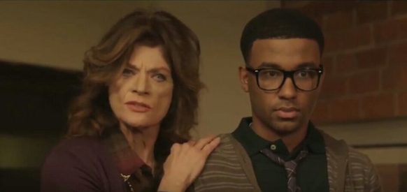 Meg Foster and Derrell Whitt in A Place Called Hollywood (2019)