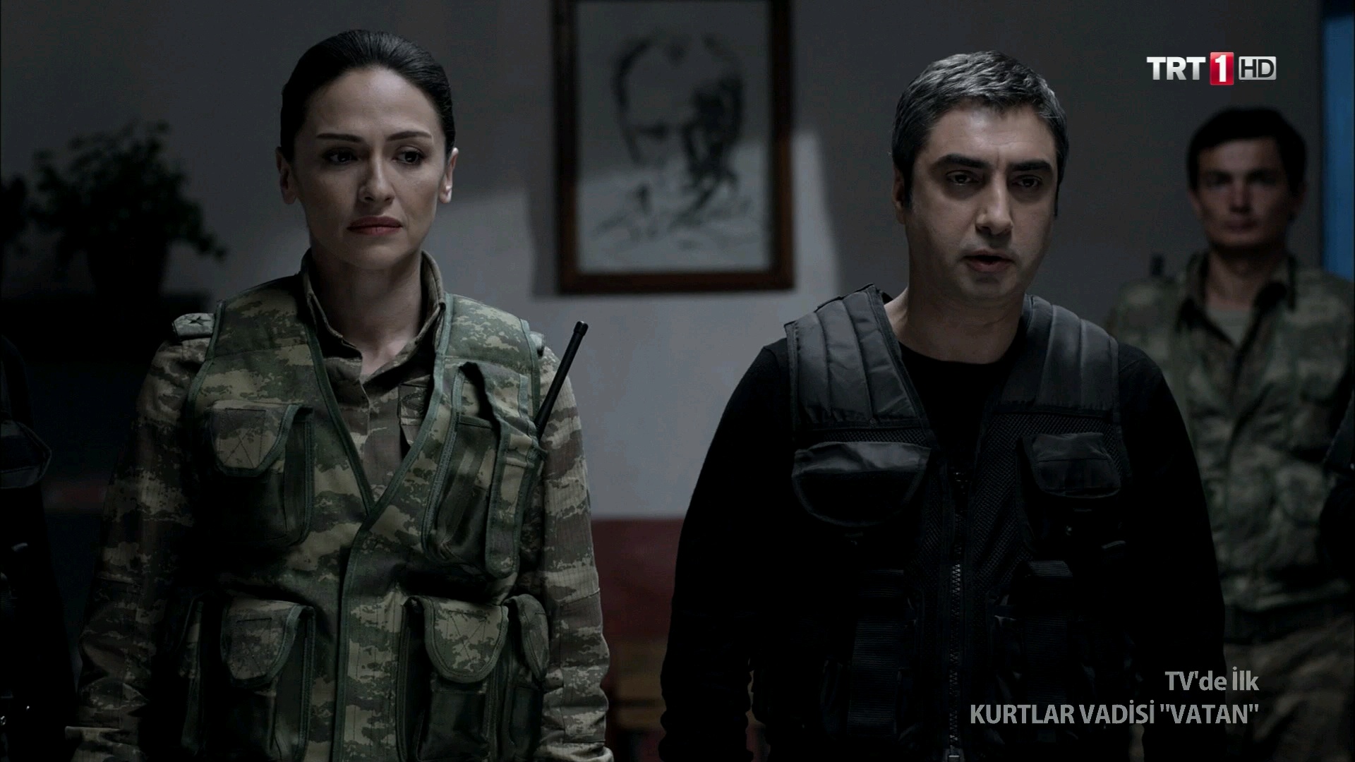 Necati Sasmaz and Sinem Uslu in Valley of the Wolves: Homeland (2017)