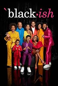 Laurence Fishburne, Anthony Anderson, Jenifer Lewis, Tracee Ellis Ross, Yara Shahidi, Marcus Scribner, Miles Brown, and Marsai Martin in Black-ish (2014)