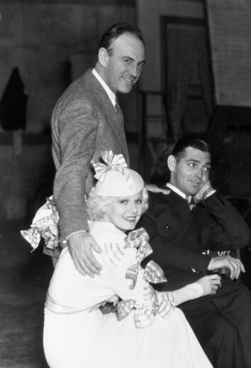 Clark Gable, Jean Harlow, and Sam Wood in Hold Your Man (1933)