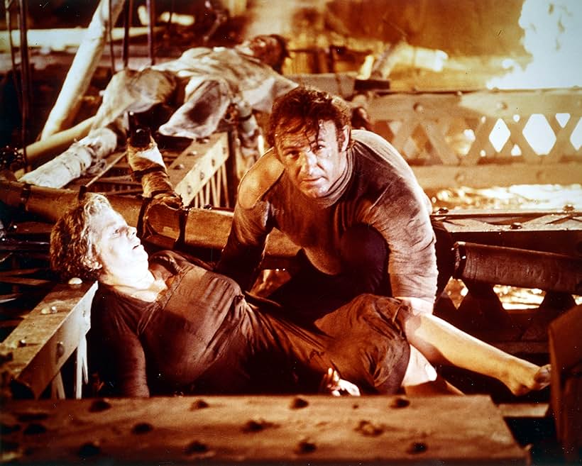 Gene Hackman and Shelley Winters in The Poseidon Adventure (1972)