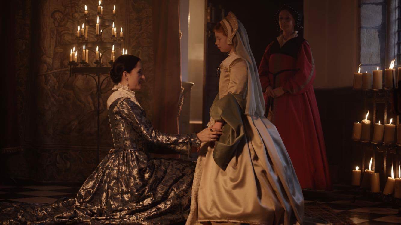 Kate Holderness and Summer Rose Allison in Elizabeth I (2017)