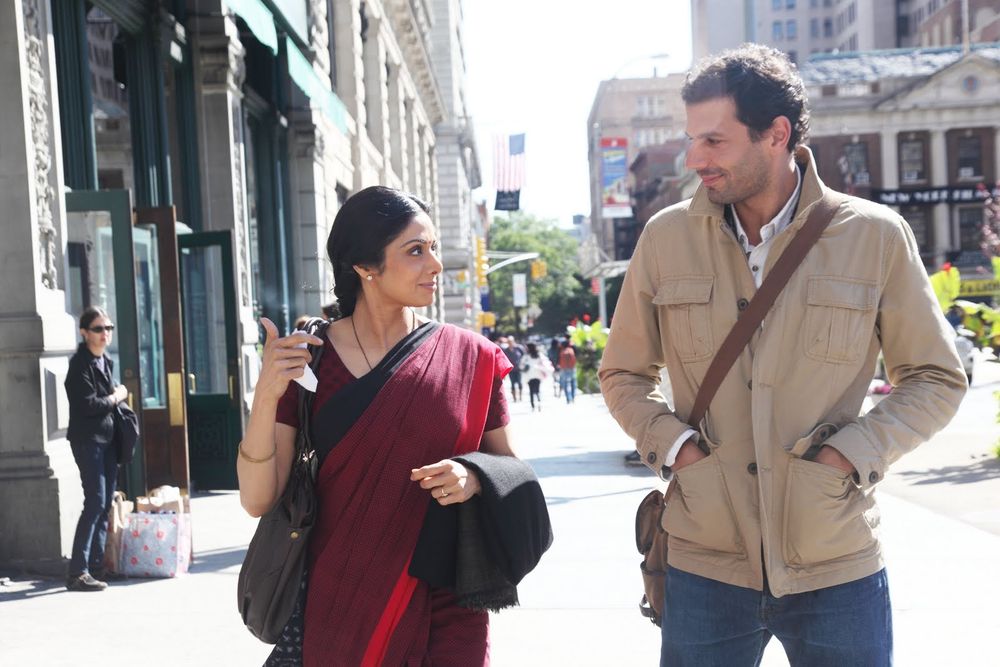 Sridevi and Mehdi Nebbou in English Vinglish (2012)