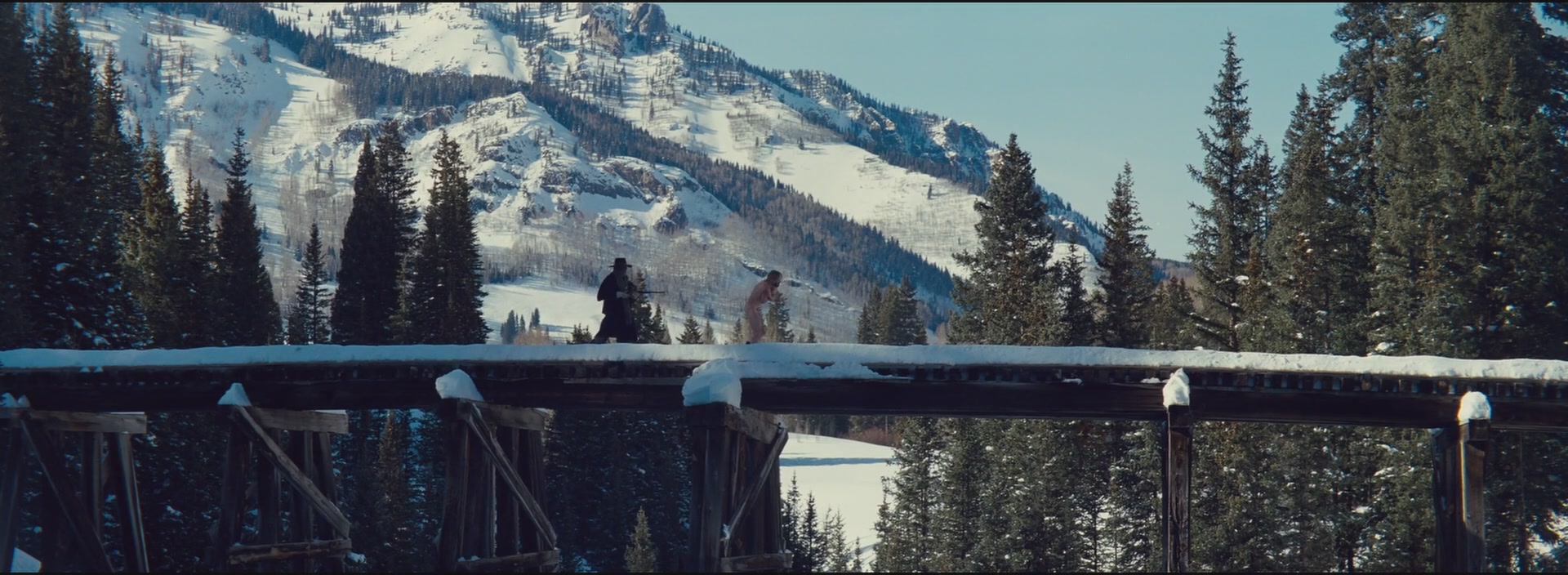 Samuel L. Jackson and Craig Stark in The Hateful Eight (2015)