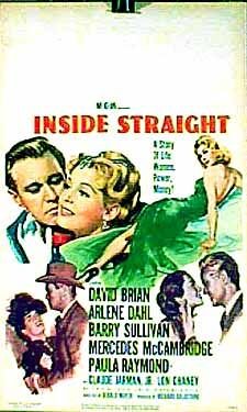 Arlene Dahl, David Brian, Mercedes McCambridge, Paula Raymond, and Barry Sullivan in Inside Straight (1951)