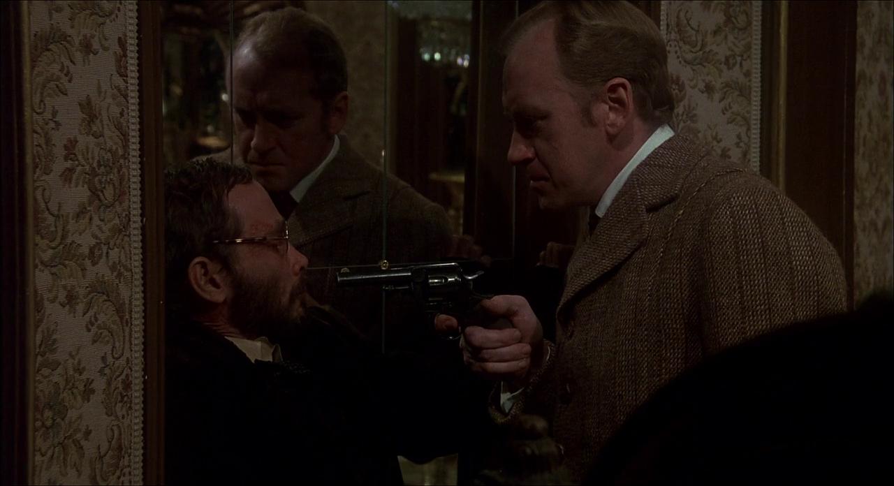 Joel Grey and Nicol Williamson in The Seven-Per-Cent Solution (1976)