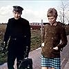 Julie Christie and Oskar Werner in Fahrenheit 451 (1966)