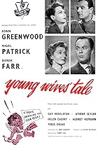 Helen Cherry, Derek Farr, Joan Greenwood, and Nigel Patrick in Young Wives' Tale (1951)