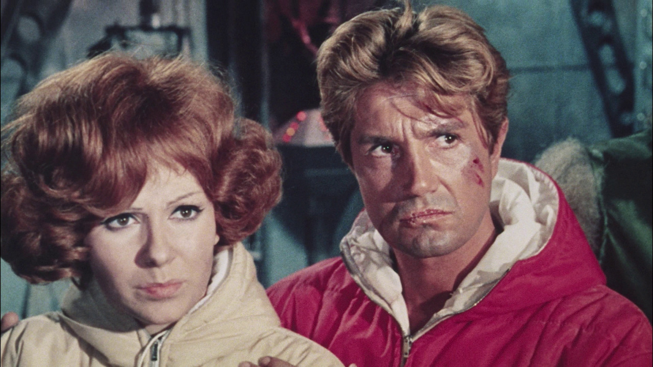 Ombretta Colli and Giacomo Rossi Stuart in Snow Devils (1967)