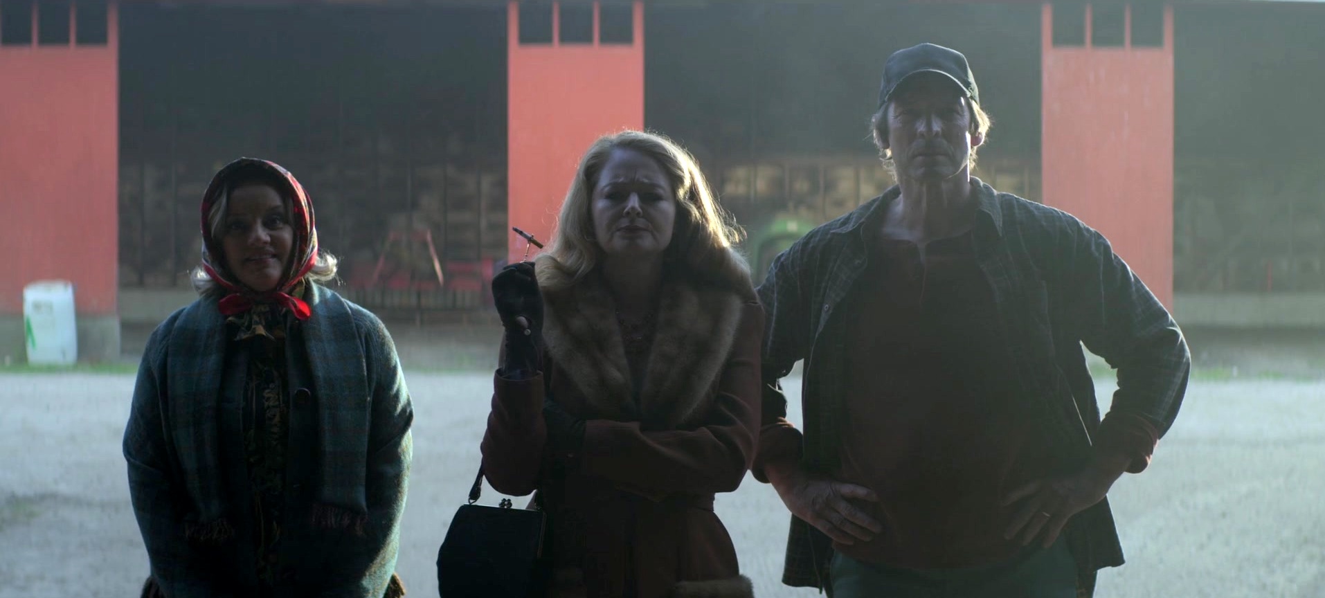 Miranda Otto, Lucy Davis, and Adrian Hough in Chilling Adventures of Sabrina (2018)