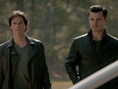 Ian Somerhalder and Michael Malarkey in The Vampire Diaries (2009)