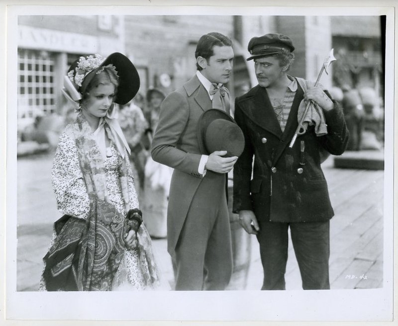 John Barrymore, Joan Bennett, and Lloyd Hughes in Moby Dick (1930)