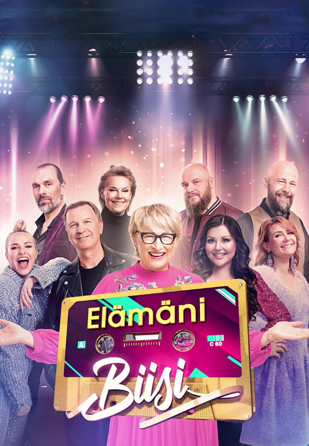 Arja Saijonmaa, Katja Ståhl, Ilta, Jore Marjaranta, Irina, Juha-Pekka Leppäluoto, Diandra Flores, Kasmir, and Tero Vesterinen in Elämäni Biisi (2019)