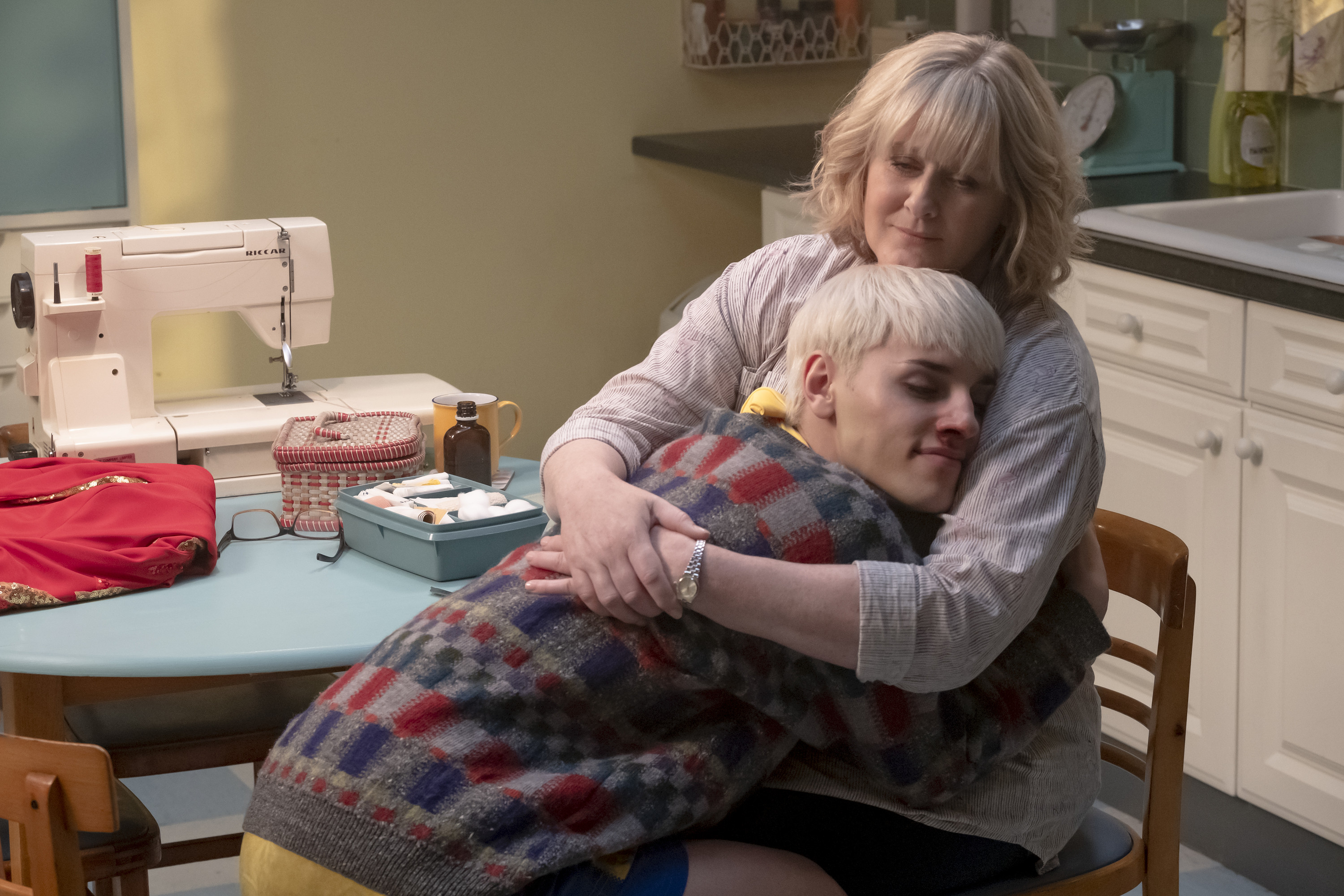 Sarah Lancashire and Max Harwood in Everybody's Talking About Jamie (2021)