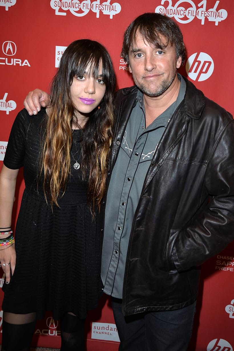 Richard Linklater and Lorelei Linklater at an event for Boyhood (2014)