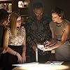 Anne Dudek, Olivia Taylor Dudley, Arjun Gupta, and Jason Ralph in The Magicians (2015)