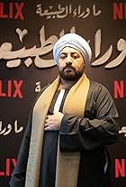 With a traditional Egyptian outfit during the premiere of Netflix’s first Egyptian original “Paranormal”