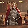 Richard Wilson, Angel Coulby, and Bradley James in Merlin (2008)