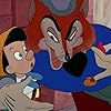 Walter Catlett and Dickie Jones in Pinocchio (1940)