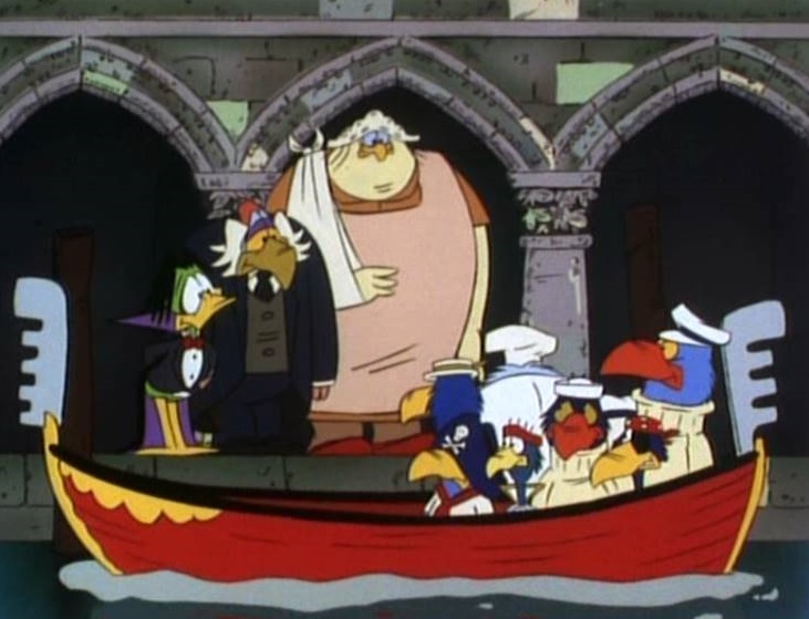 David Jason, Jack May, and Brian Trueman in Count Duckula (1988)