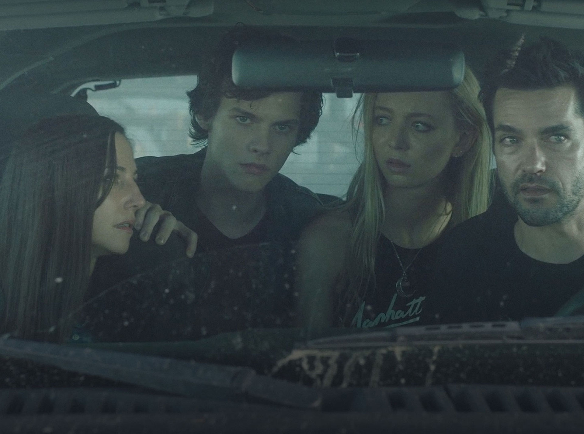 Heather McComb, Jackson Hurst, Hana Hayes, and Jay Jay Warren in Day of Reckoning (2016)