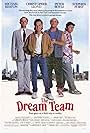 Michael Keaton, Christopher Lloyd, Peter Boyle, and Stephen Furst in The Dream Team (1989)