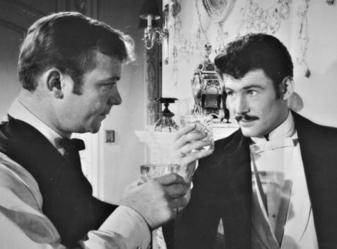 Peter O'Toole and Aldo Ray in The Day They Robbed the Bank of England (1960)