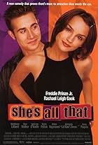 Rachael Leigh Cook and Freddie Prinze Jr. in She's All That (1999)