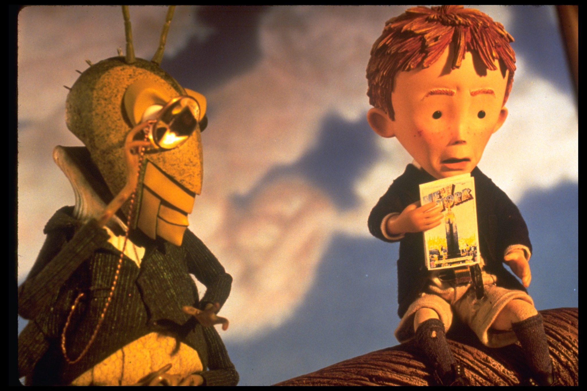 Simon Callow and Paul Terry in James and the Giant Peach (1996)