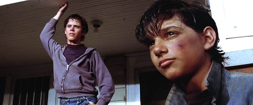 C. Thomas Howell and Ralph Macchio in The Outsiders (1983)