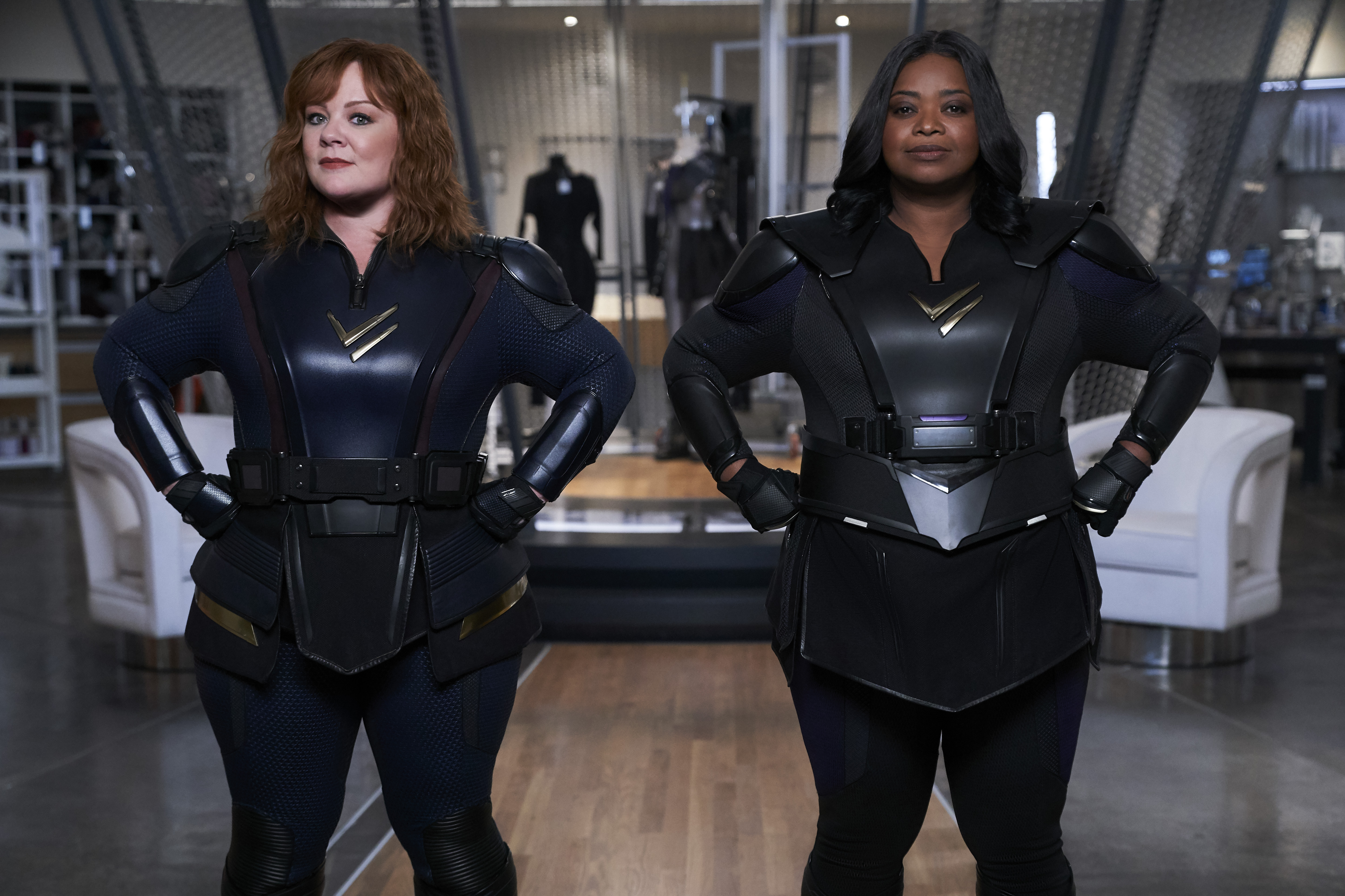 Melissa McCarthy and Octavia Spencer in Thunder Force (2021)